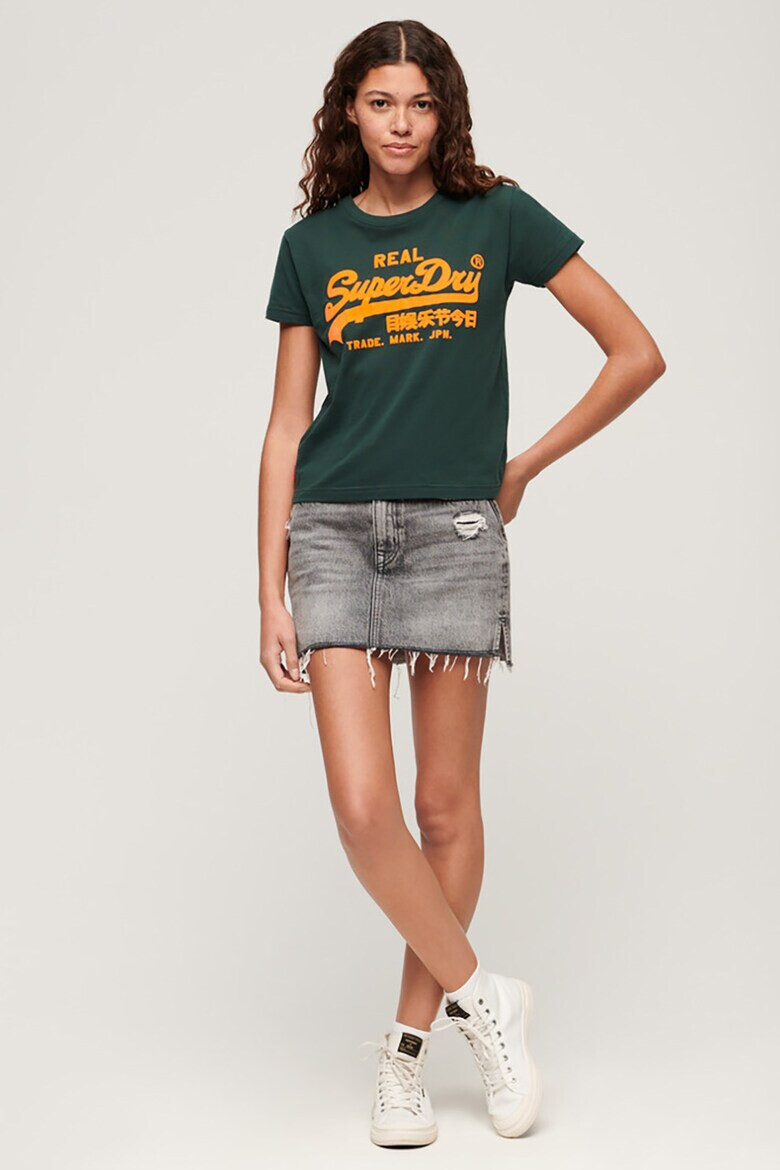 SUPERDRY Памучна тениска с лого - Pepit.bg