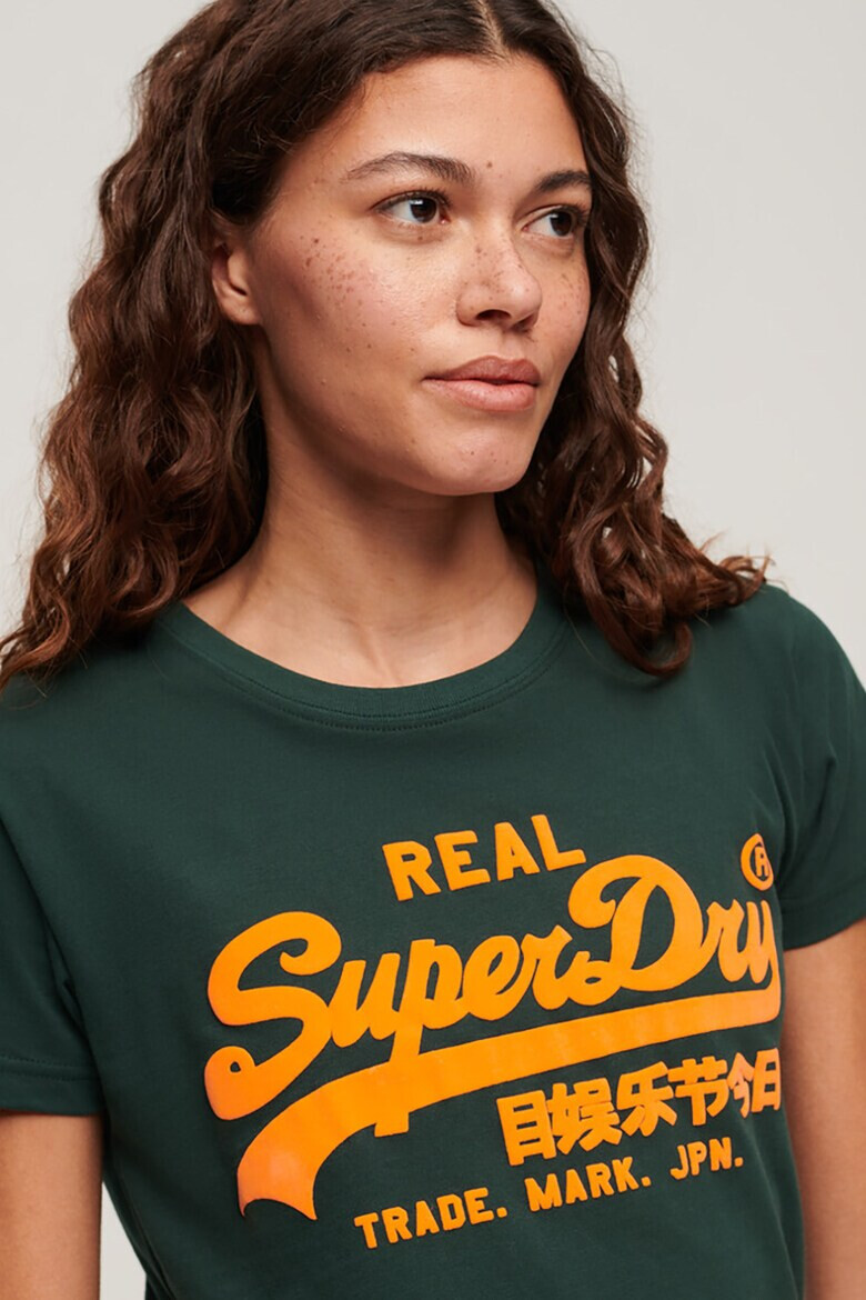 SUPERDRY Памучна тениска с лого - Pepit.bg