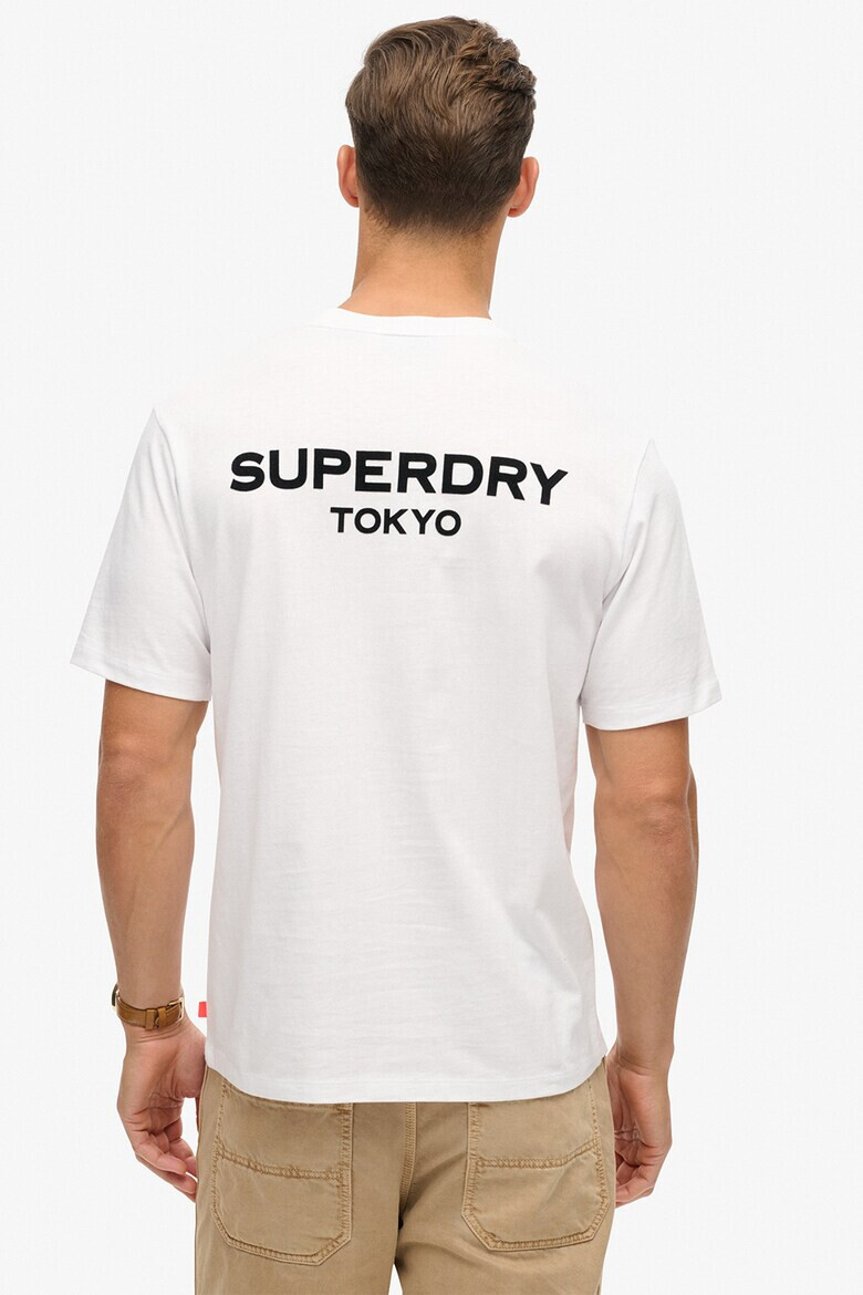SUPERDRY Памучна тениска с лого - Pepit.bg