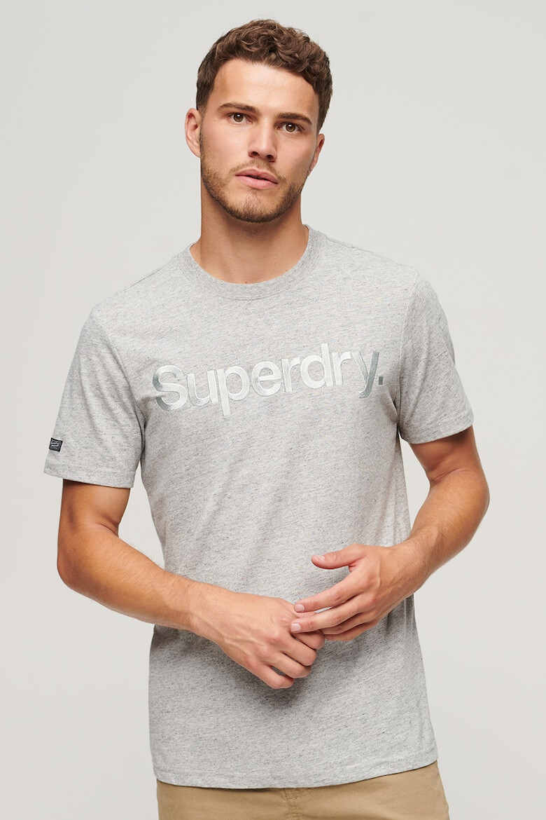 SUPERDRY Памучна тениска с лого - Pepit.bg