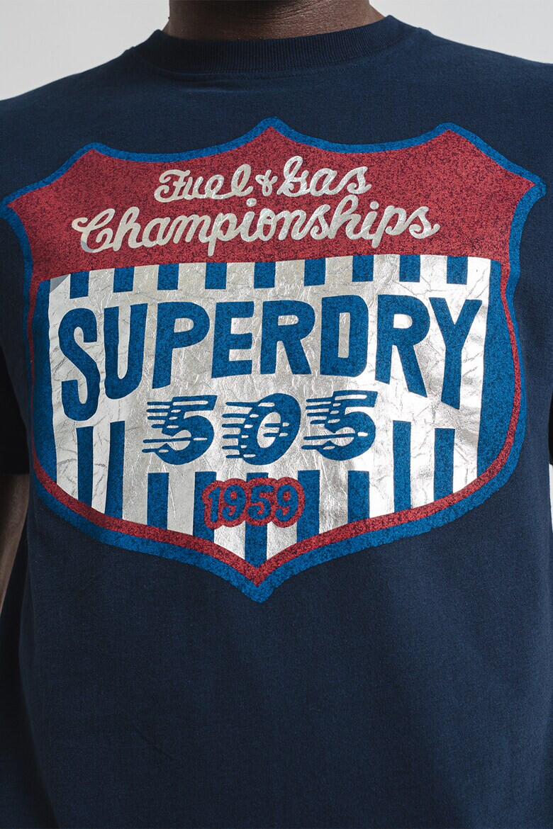 SUPERDRY Памучна тениска с щампа - Pepit.bg