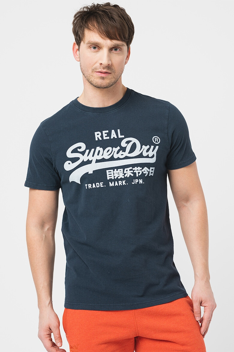 SUPERDRY Памучна тениска Vintage с лого - Pepit.bg