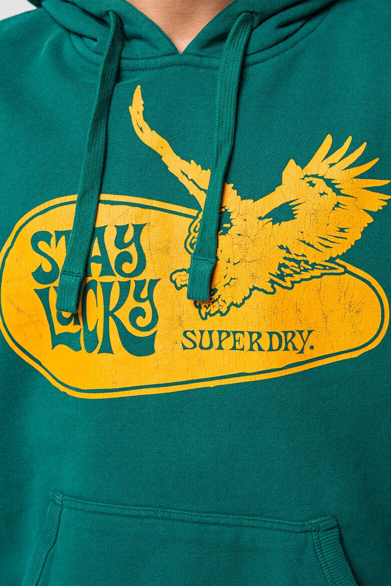 SUPERDRY Памучно худи Vintage Psych с джоб кенгуру - Pepit.bg