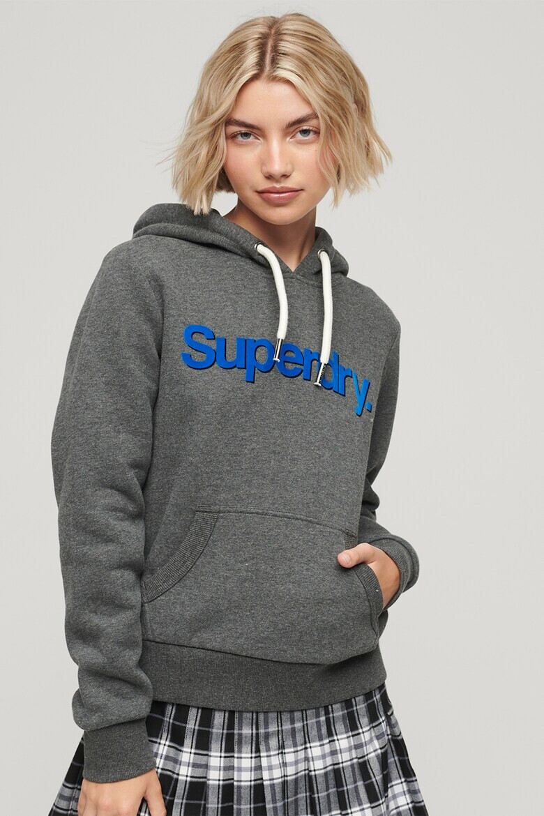 SUPERDRY Памучно худи Core с гумирано лого - Pepit.bg