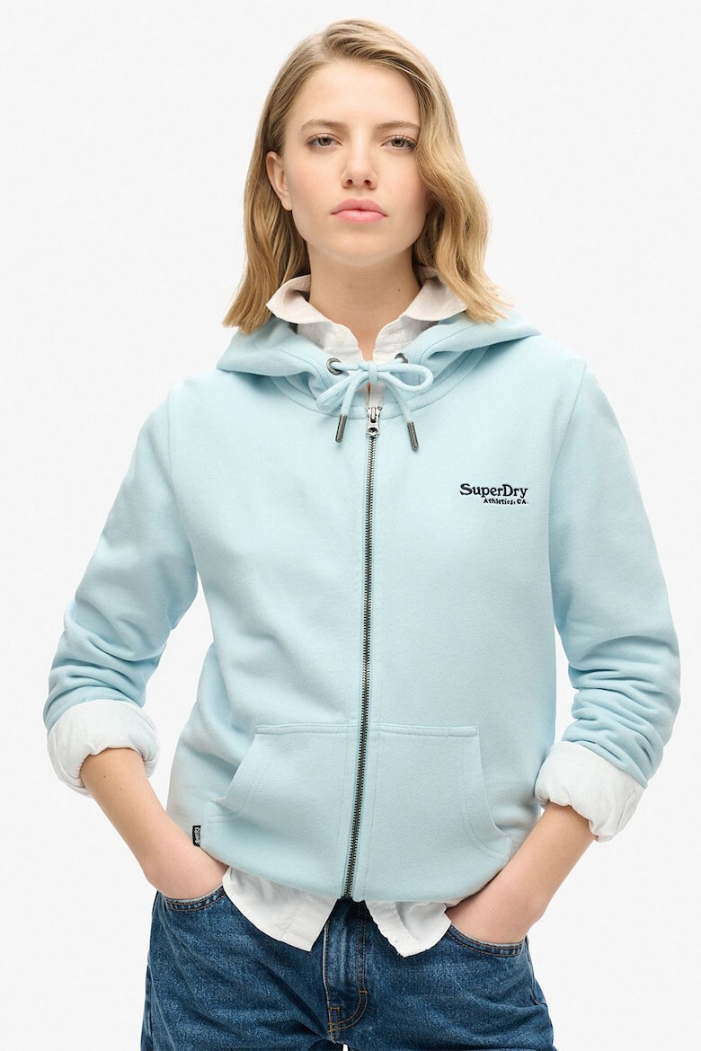 SUPERDRY Памучно худи с цип - Pepit.bg
