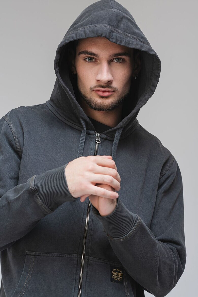 SUPERDRY Памучно худи с цип - Pepit.bg