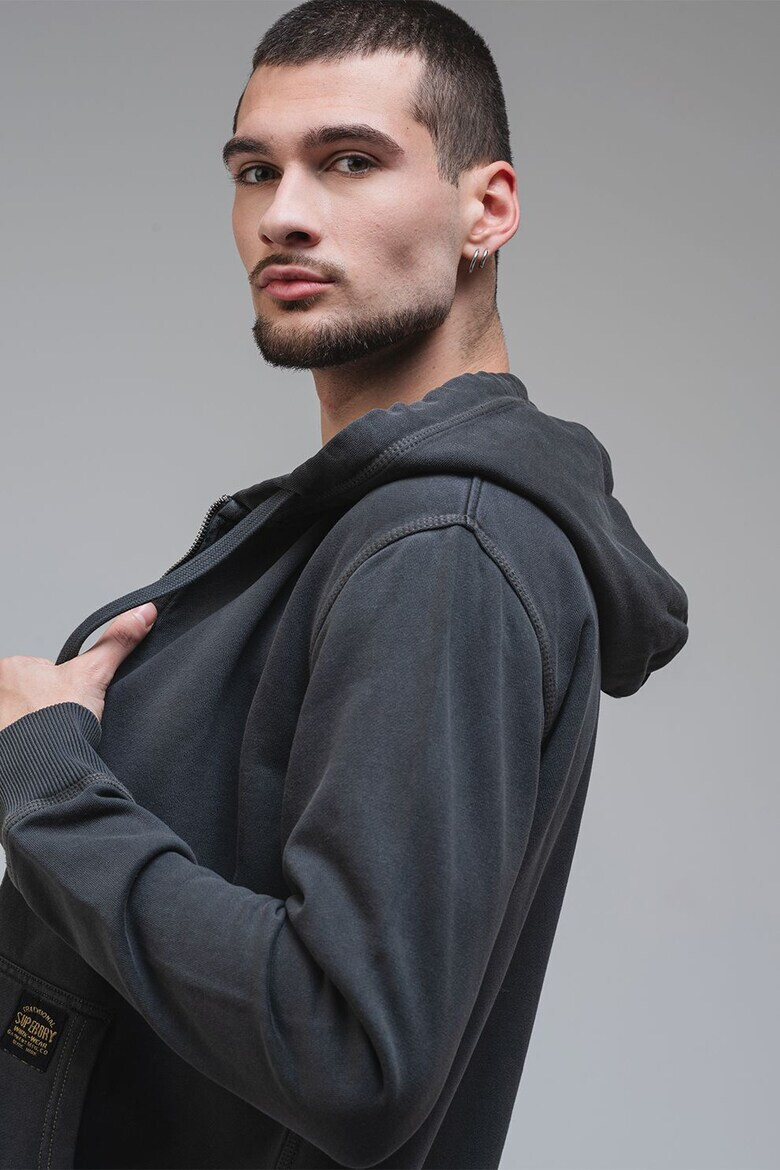 SUPERDRY Памучно худи с цип - Pepit.bg