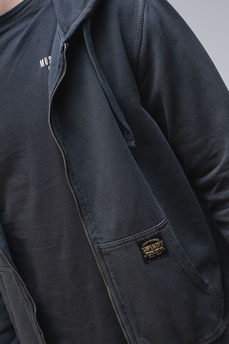 SUPERDRY Памучно худи с цип - Pepit.bg