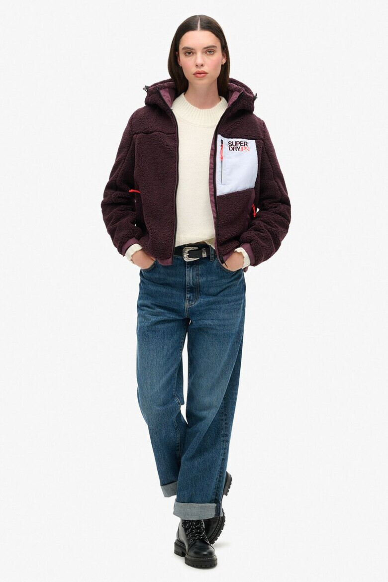 SUPERDRY Плюшено яке с джобове - Pepit.bg