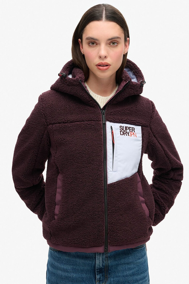 SUPERDRY Плюшено яке с джобове - Pepit.bg