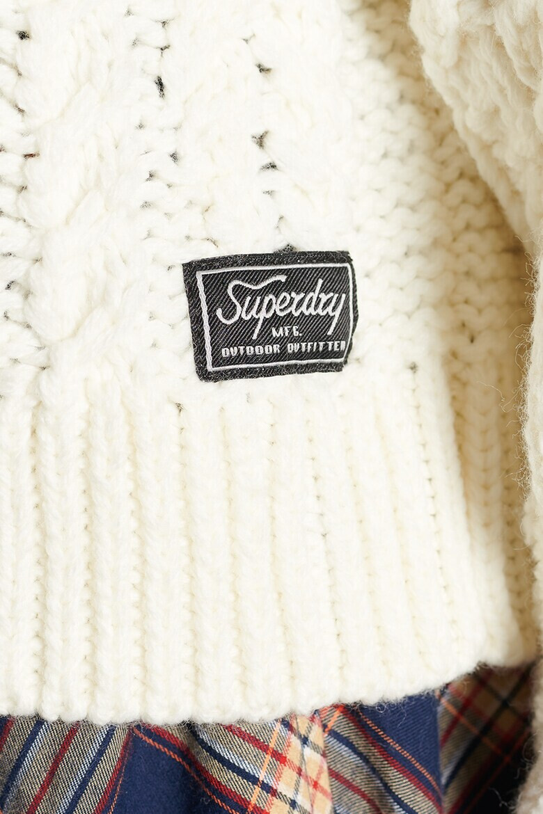 SUPERDRY Полос с плетка осморка - Pepit.bg