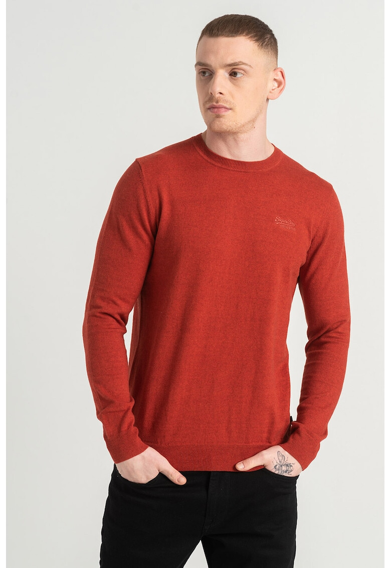 SUPERDRY Пуловер Orange Label с овално деколте - Pepit.bg