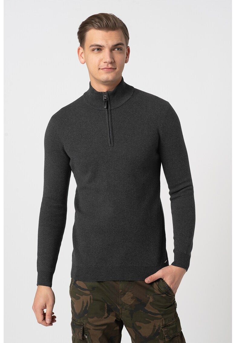 SUPERDRY Пуловер с цепка с цип - Pepit.bg
