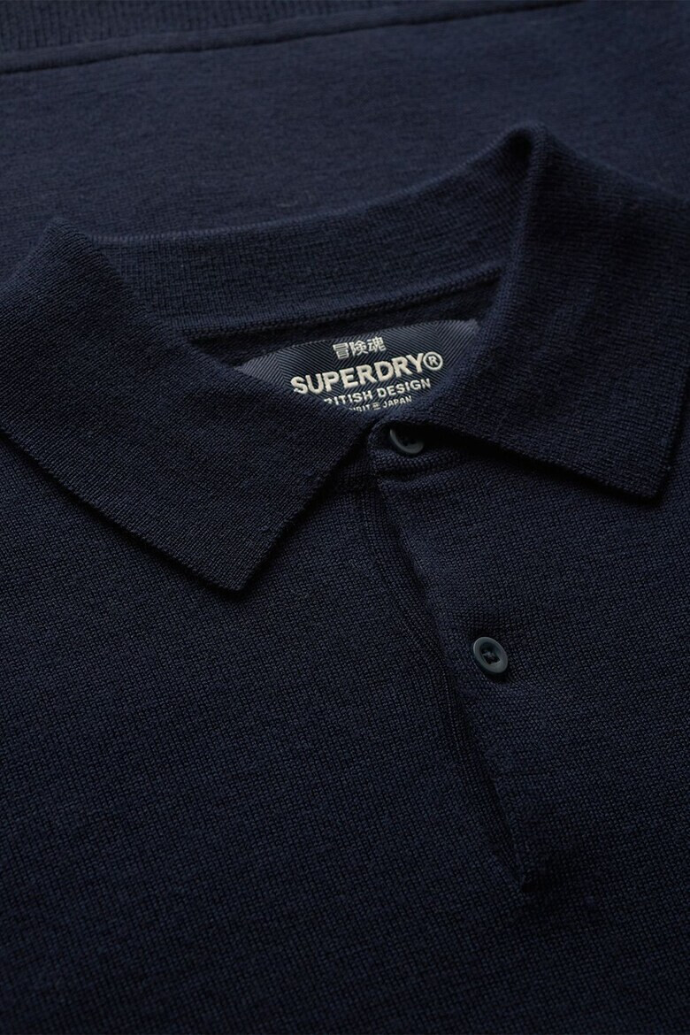 SUPERDRY Пуловер с вълна с яка - Pepit.bg