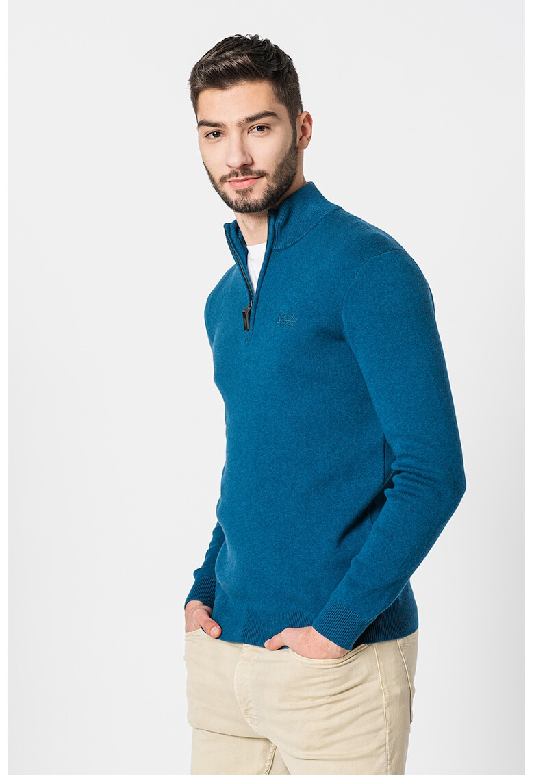 SUPERDRY Пуловер Vintage с бродирано лого - Pepit.bg