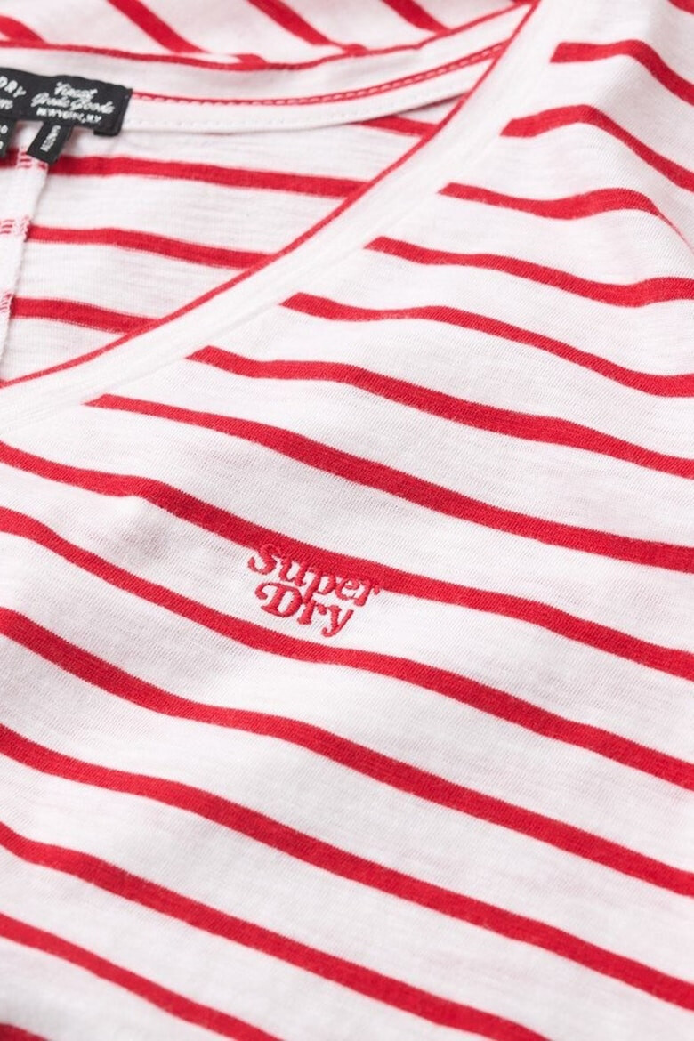 SUPERDRY Раирана тениска с лиосел - Pepit.bg