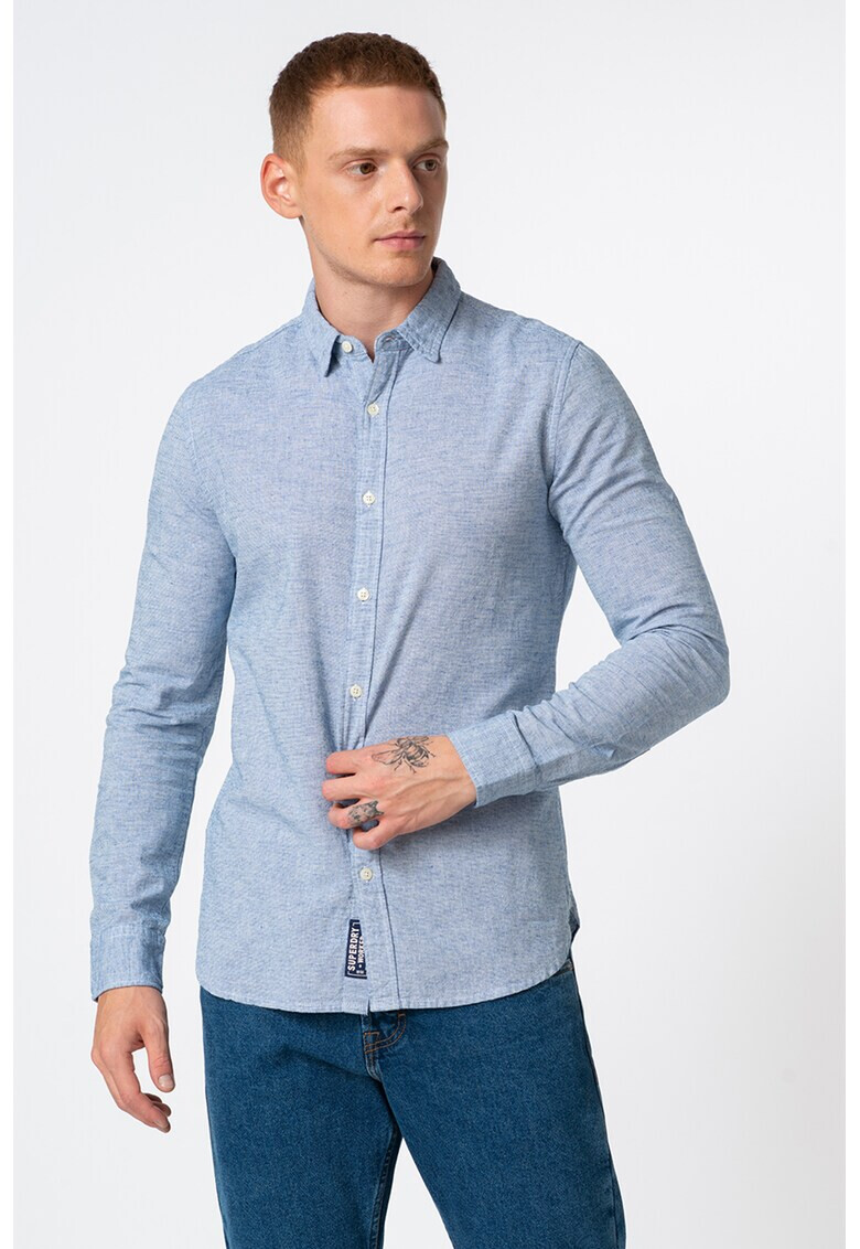SUPERDRY Риза Loom с лен - Pepit.bg