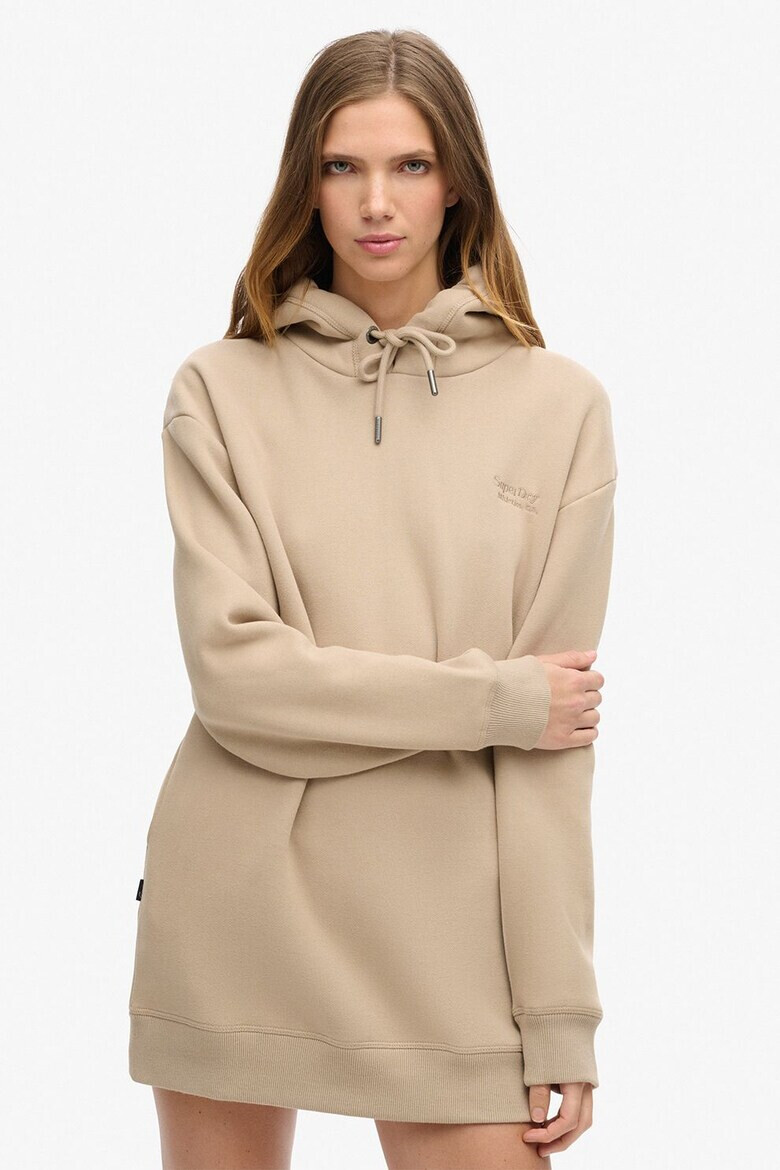 Superdry  Co Рокля тип худи - Бежов - Pepit.bg