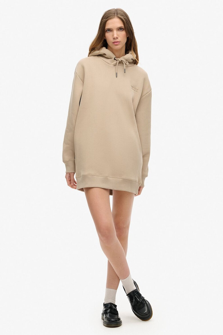 Superdry  Co Рокля тип худи - Бежов - Pepit.bg