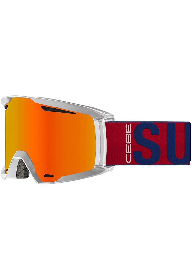 SUPERDRY Ски очила Reference Лещи S2 Matt White Orange Flash Fire - Pepit.bg