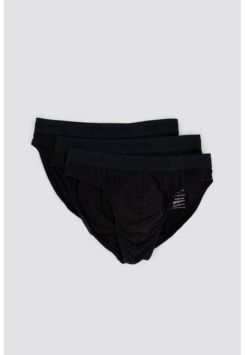 SUPERDRY Слипове с лого - 3 чифта - Pepit.bg
