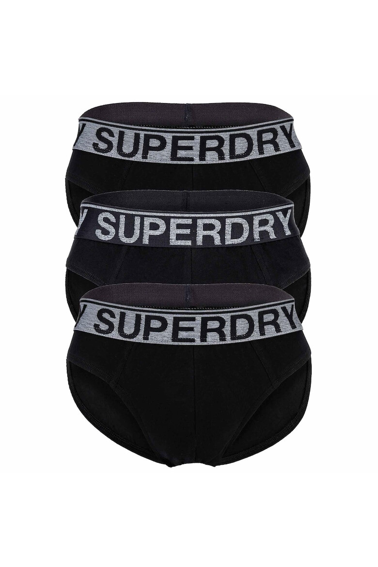 SUPERDRY Слипове с лого - 3 чифта - Pepit.bg