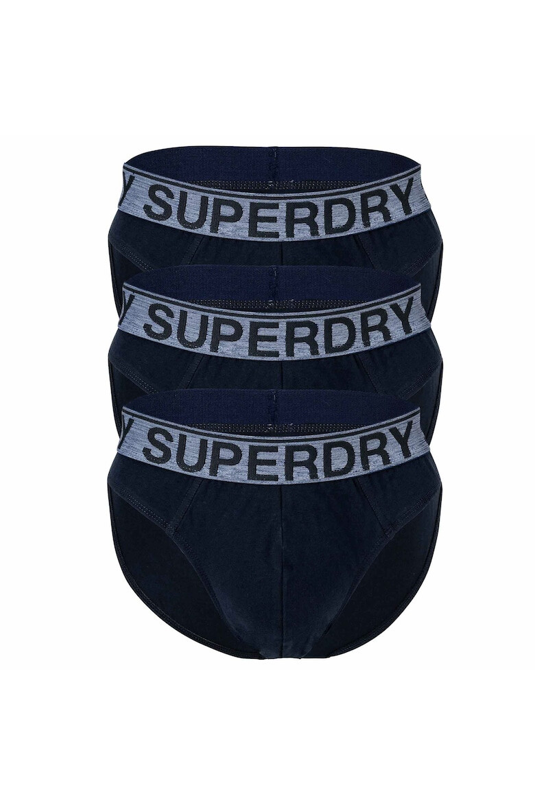 SUPERDRY Слипове с лого - 3 чифта - Pepit.bg