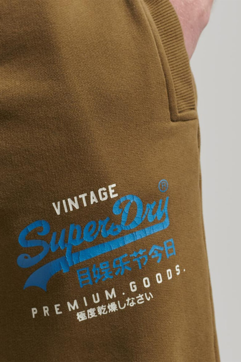 SUPERDRY Спортен панталон Ovin Classic Heritage с памук с лого - Pepit.bg