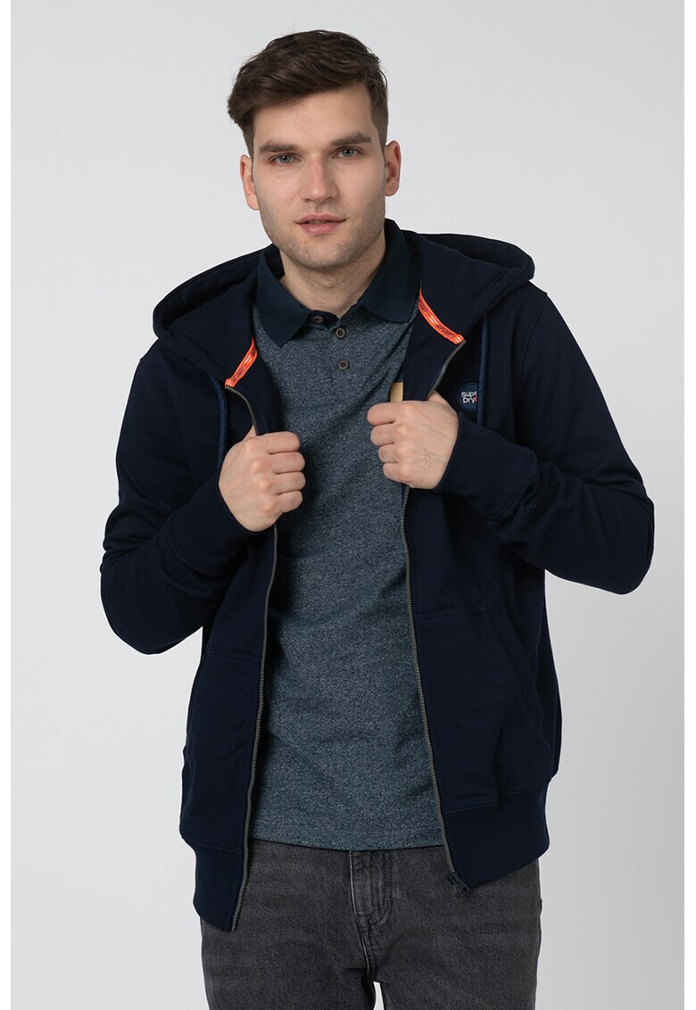 SUPERDRY Суитшърт Collective с качулка и цип - Pepit.bg