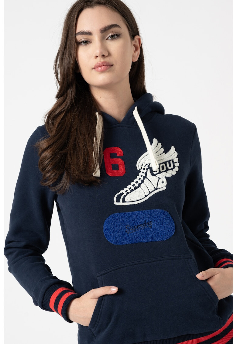 SUPERDRY Суитшърт Collegiate Athletic Union с качулка - Pepit.bg