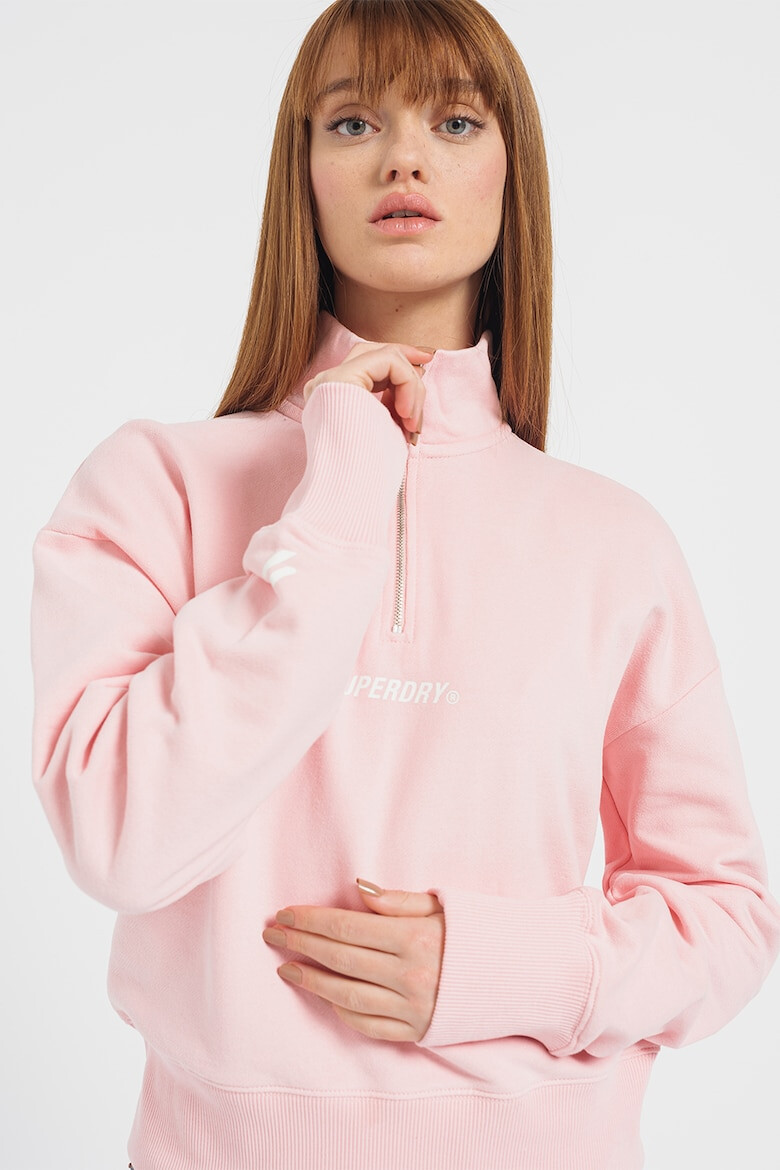 SUPERDRY Суитшърт Core с къс цип - Pepit.bg