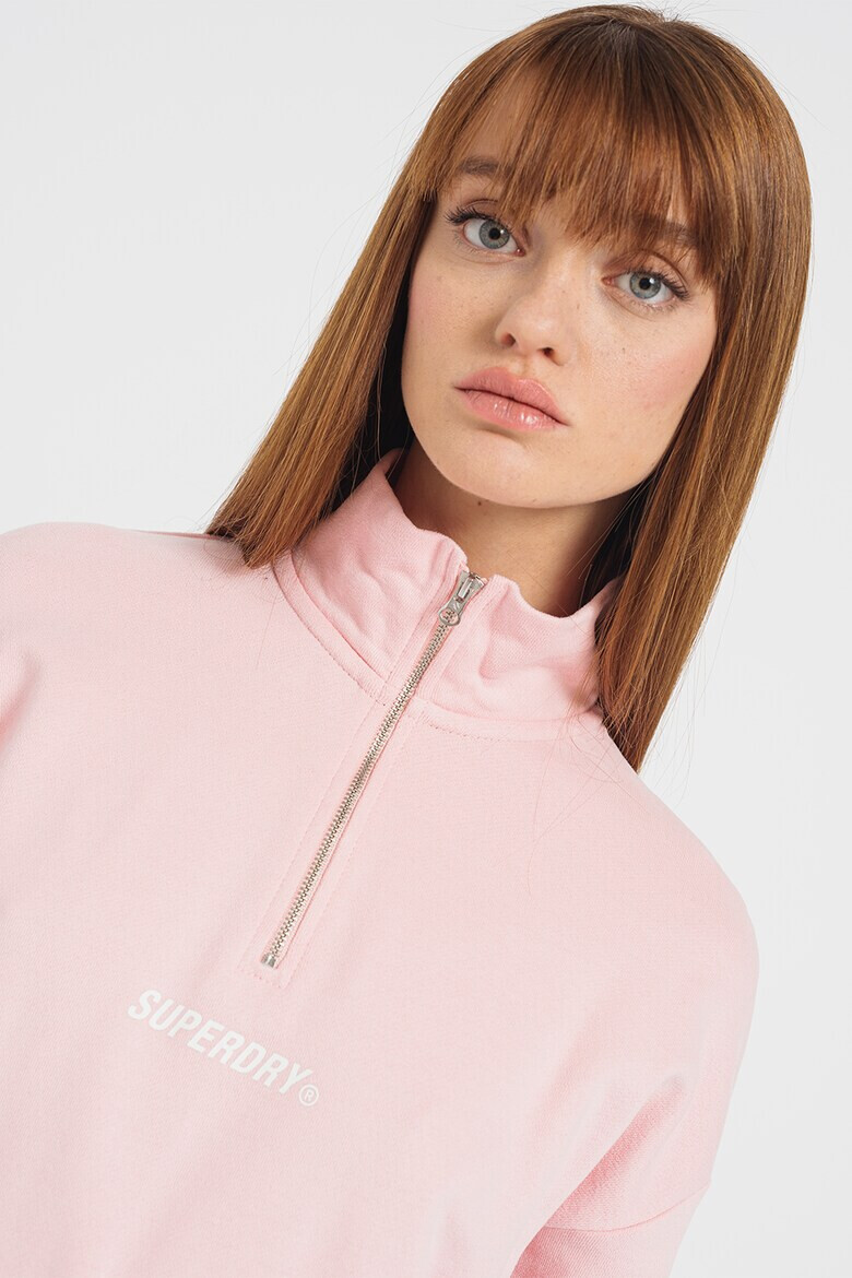 SUPERDRY Суитшърт Core с къс цип - Pepit.bg