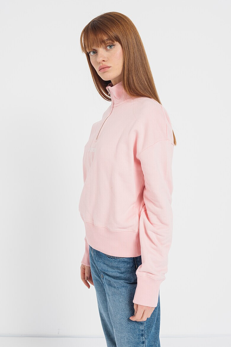 SUPERDRY Суитшърт Core с къс цип - Pepit.bg