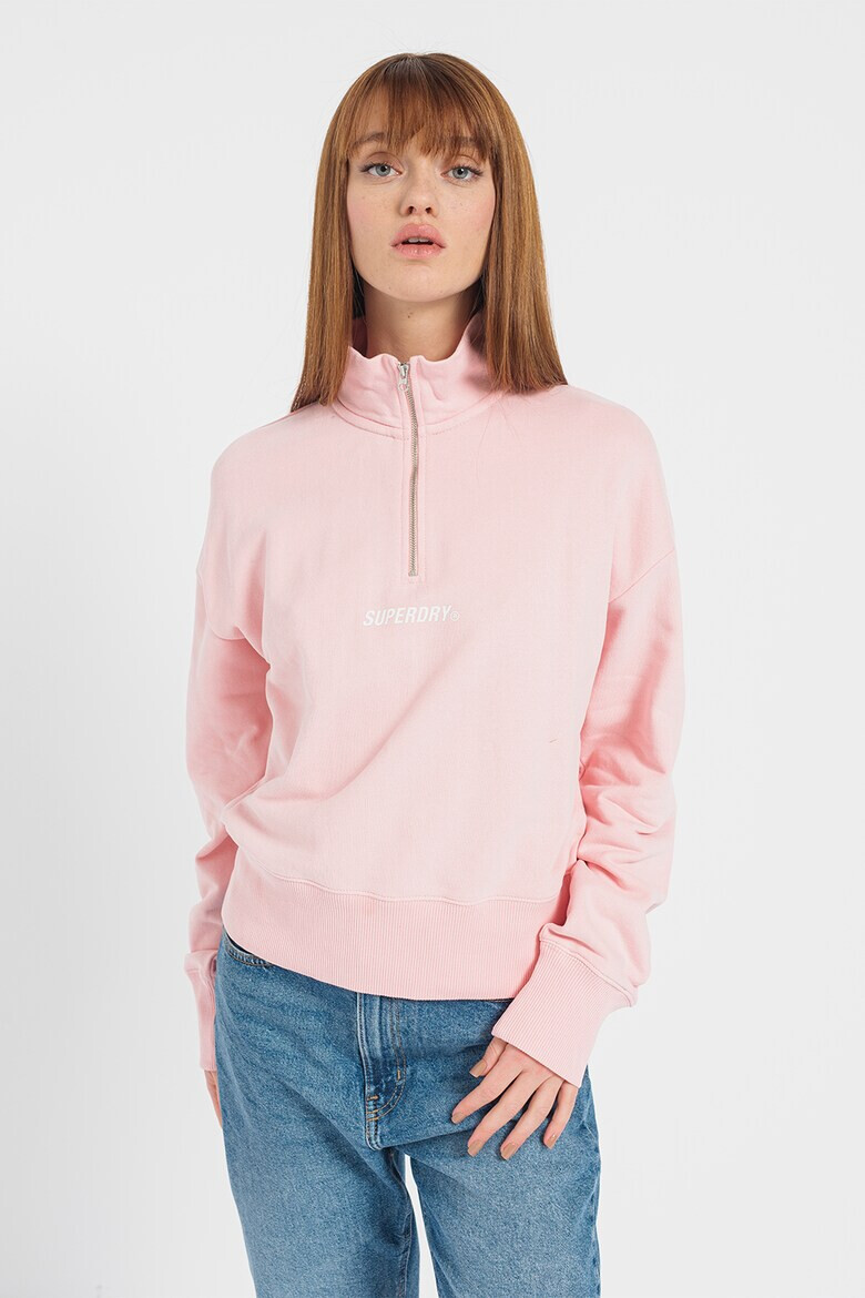 SUPERDRY Суитшърт Core с къс цип - Pepit.bg