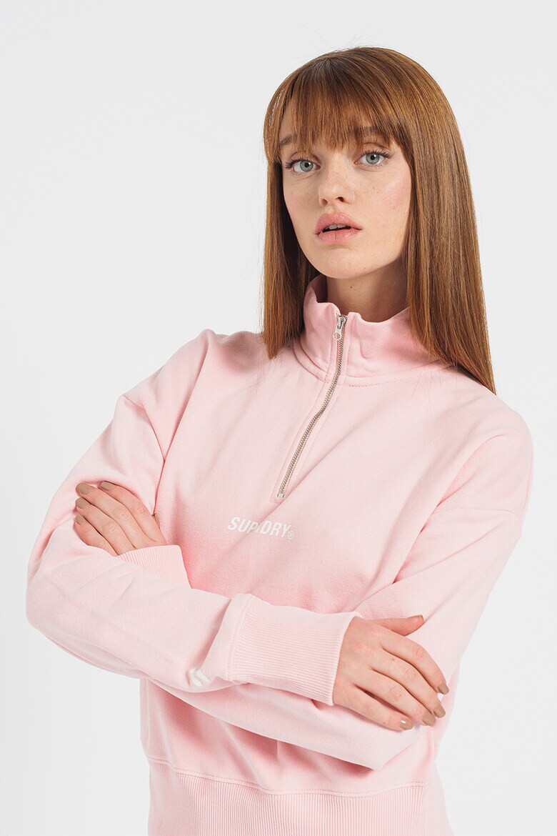 SUPERDRY Суитшърт Core с къс цип - Pepit.bg