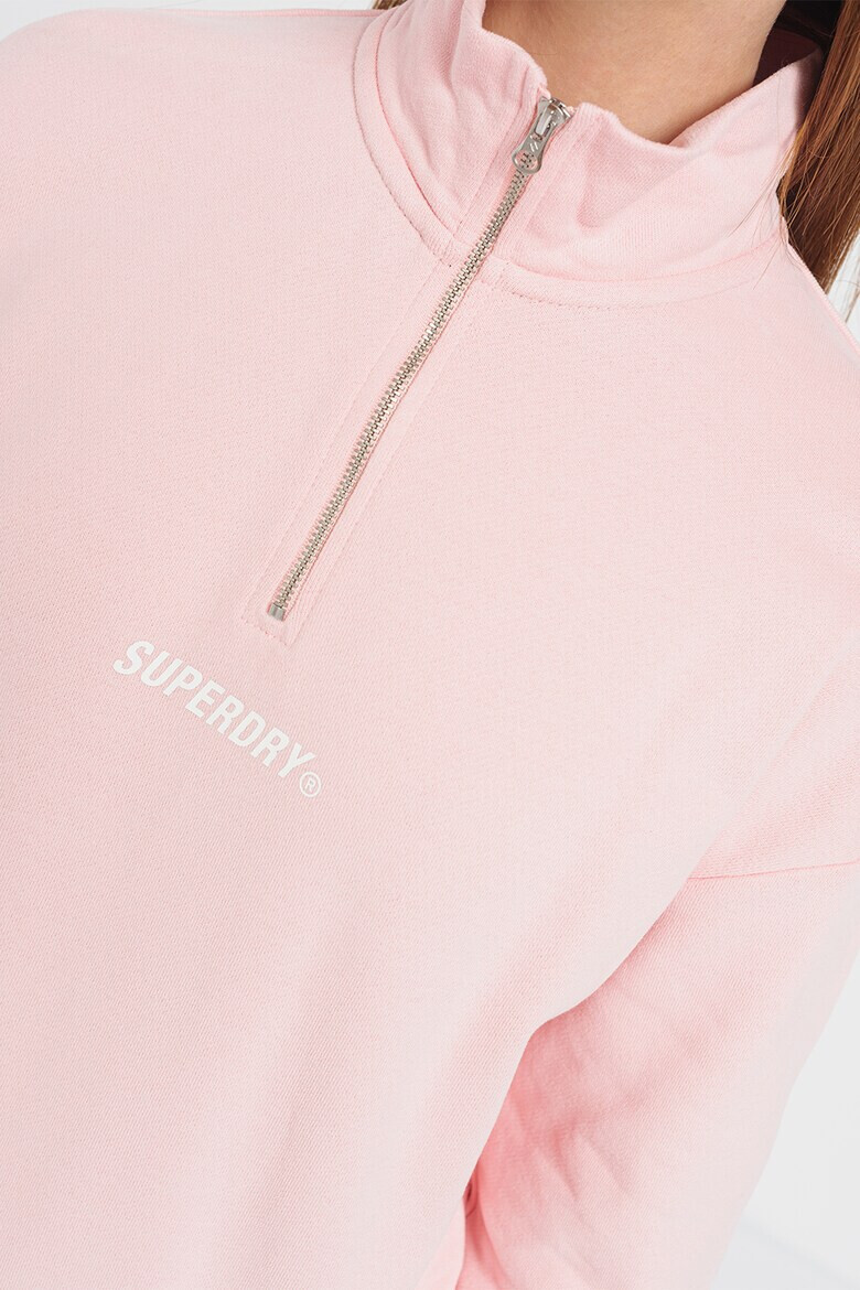 SUPERDRY Суитшърт Core с къс цип - Pepit.bg
