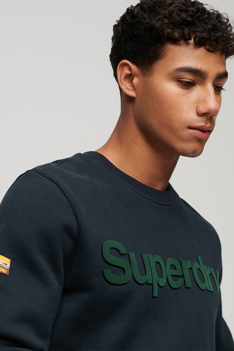 SUPERDRY Суитшърт Ovin Classic с овално деколте и лого - Pepit.bg