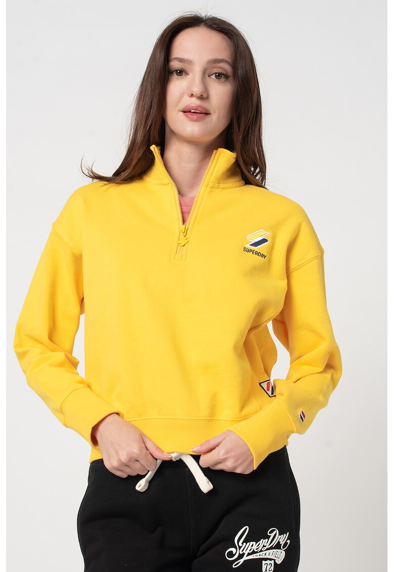SUPERDRY Суитшърт с цепка с цип - Pepit.bg