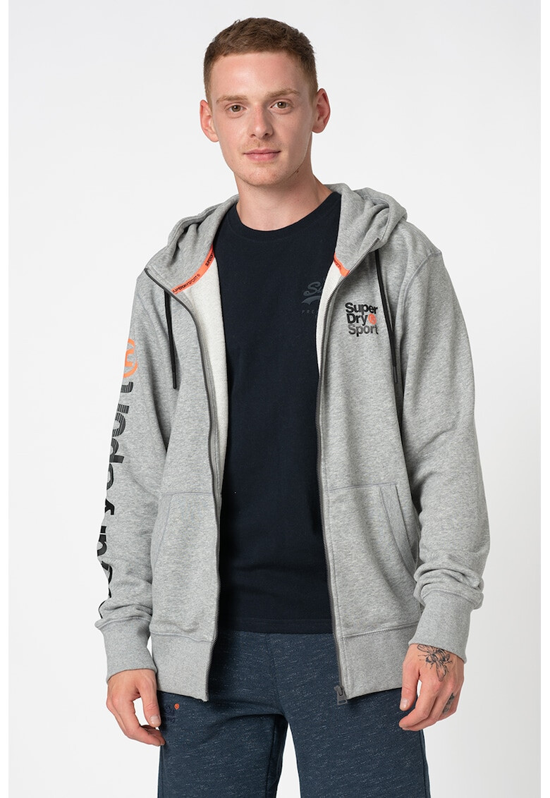 SUPERDRY Суитшърт с цип и дълги ръкави - Pepit.bg