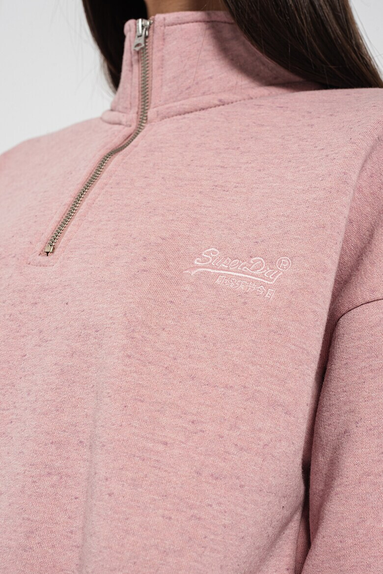 SUPERDRY Суитшърт с къс цип - Pepit.bg