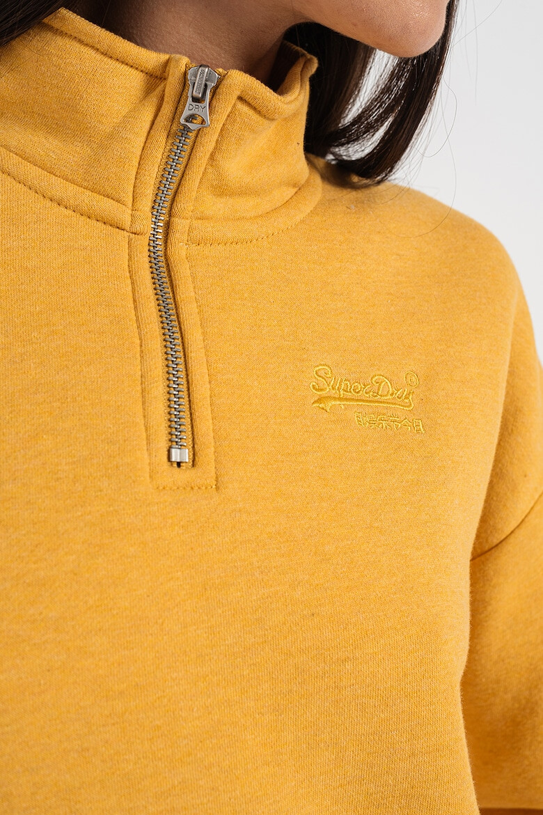 SUPERDRY Суитшърт с къс цип - Pepit.bg