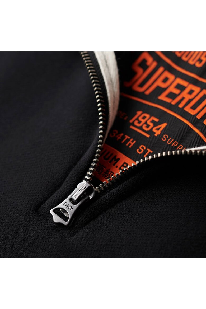 SUPERDRY Суитшърт с къс цип - Pepit.bg