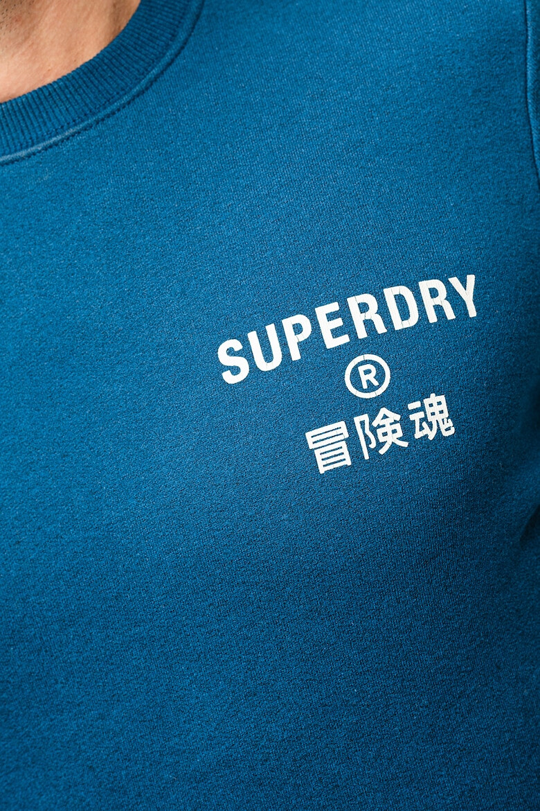 SUPERDRY Суитшърт с овално деколте и лого - Pepit.bg