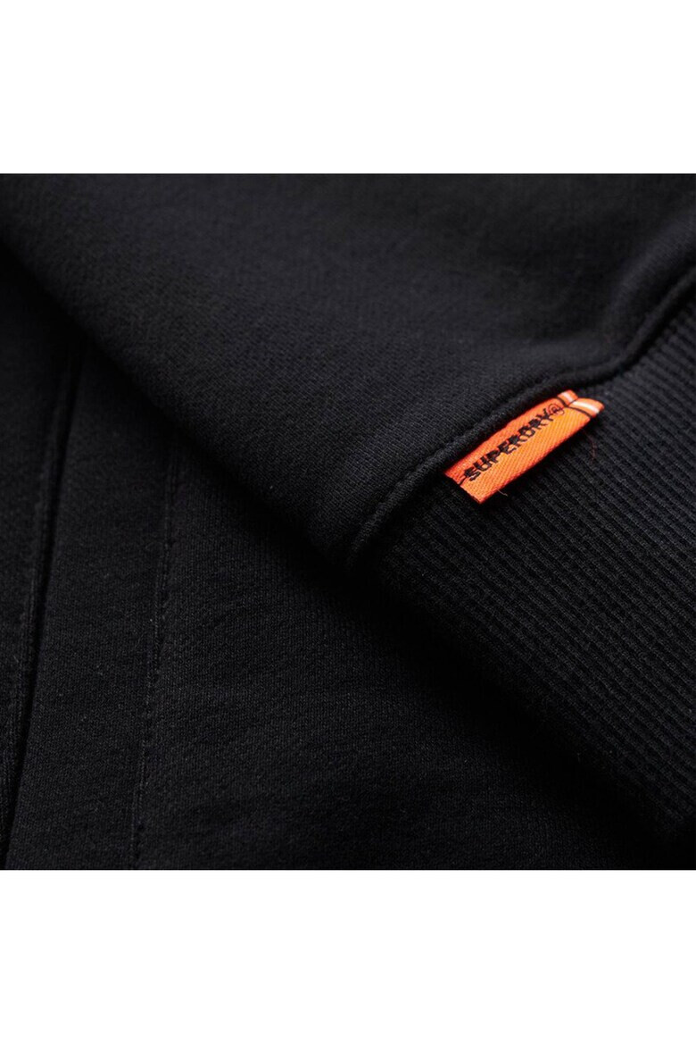 Superdry  Co Суитшърт Essential с цип и бродирано лого - Черен - Pepit.bg