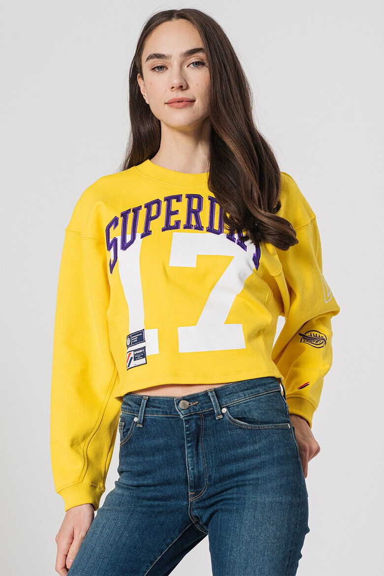 SUPERDRY Суитшърт Varsity с ръкави тип прилеп - Pepit.bg