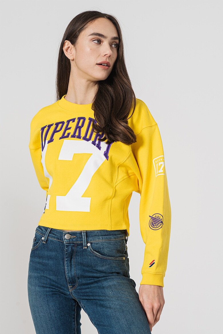 SUPERDRY Суитшърт Varsity с ръкави тип прилеп - Pepit.bg