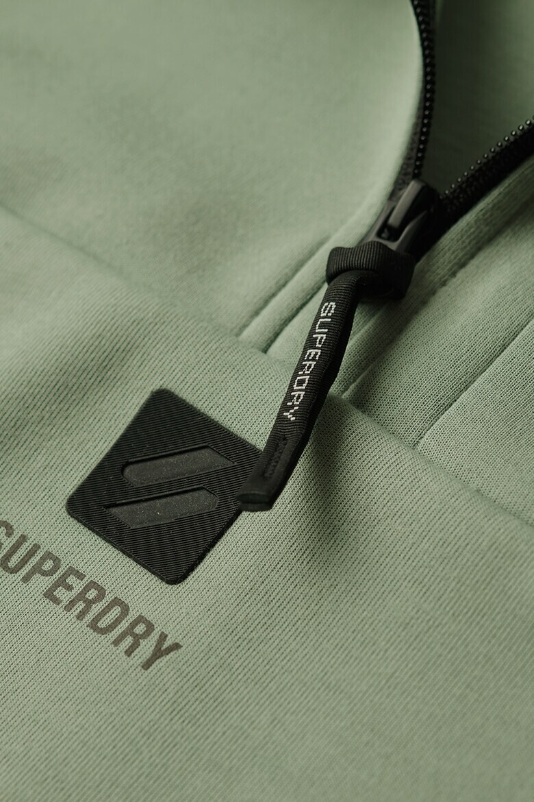 SUPERDRY Свободен суитшърт Tech с къс цип - Pepit.bg