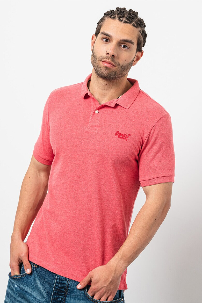 SUPERDRY Тениска Classic от пике с яка - Pepit.bg
