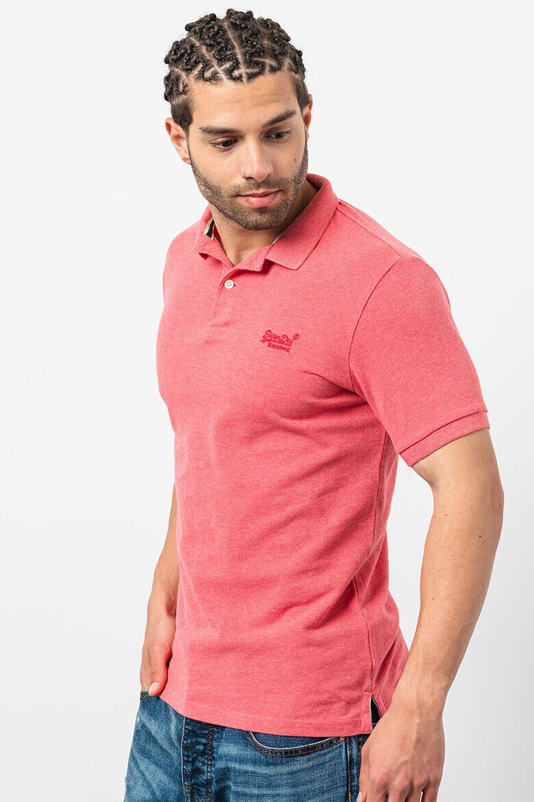 SUPERDRY Тениска Classic от пике с яка - Pepit.bg