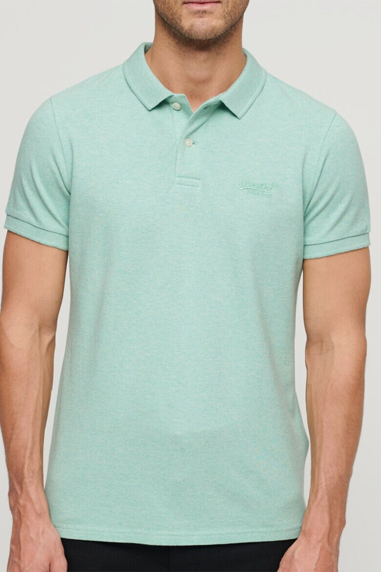 SUPERDRY Тениска Classic от пике с яка - Pepit.bg